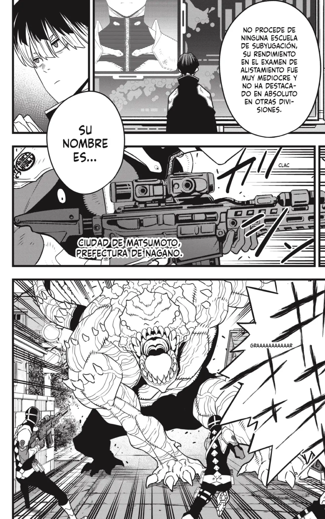 Kaiju No. 8 capítulo 58, página 12