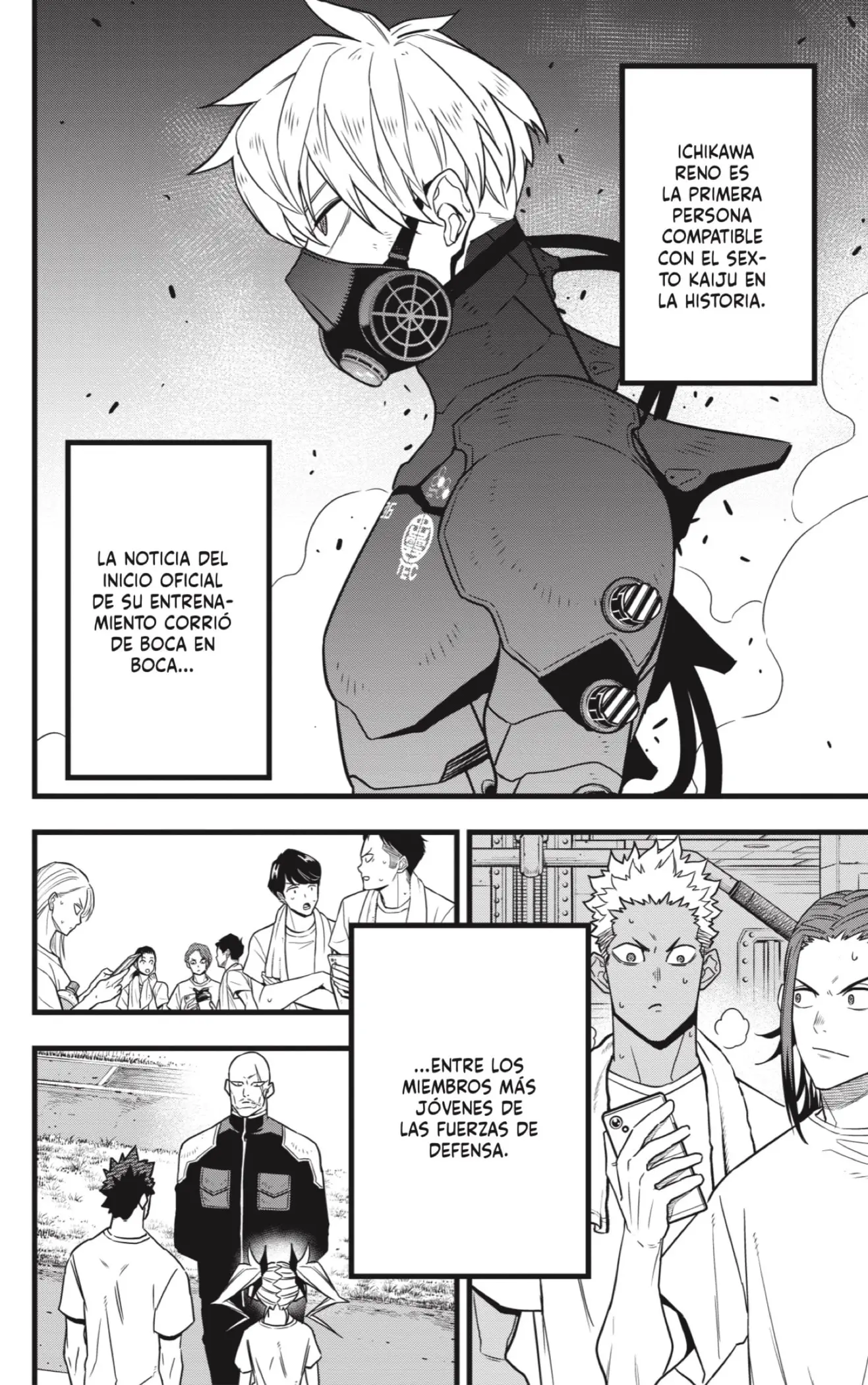 Kaiju No. 8 capítulo 65, página 2