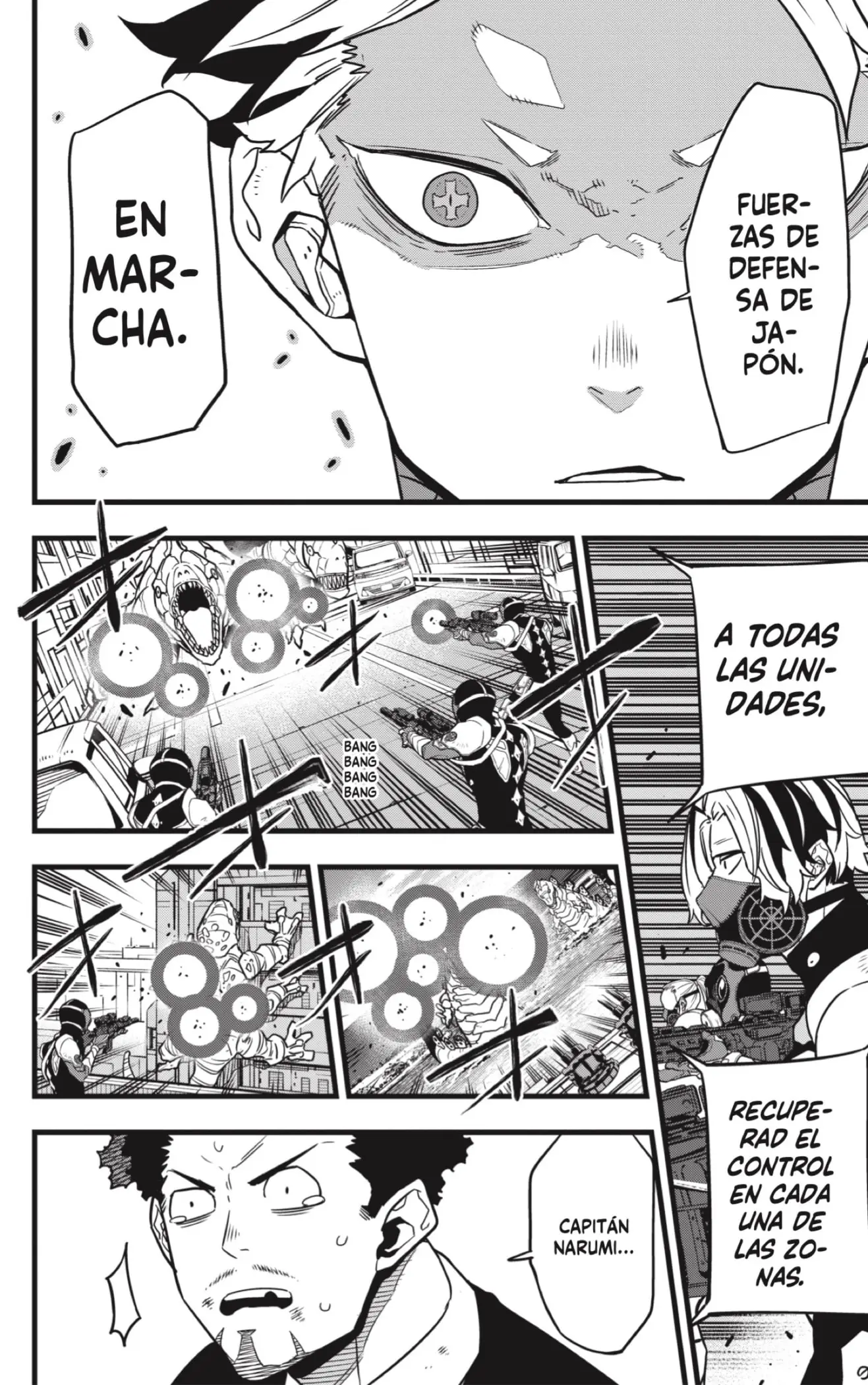 Kaiju No. 8 capítulo 71, página 2