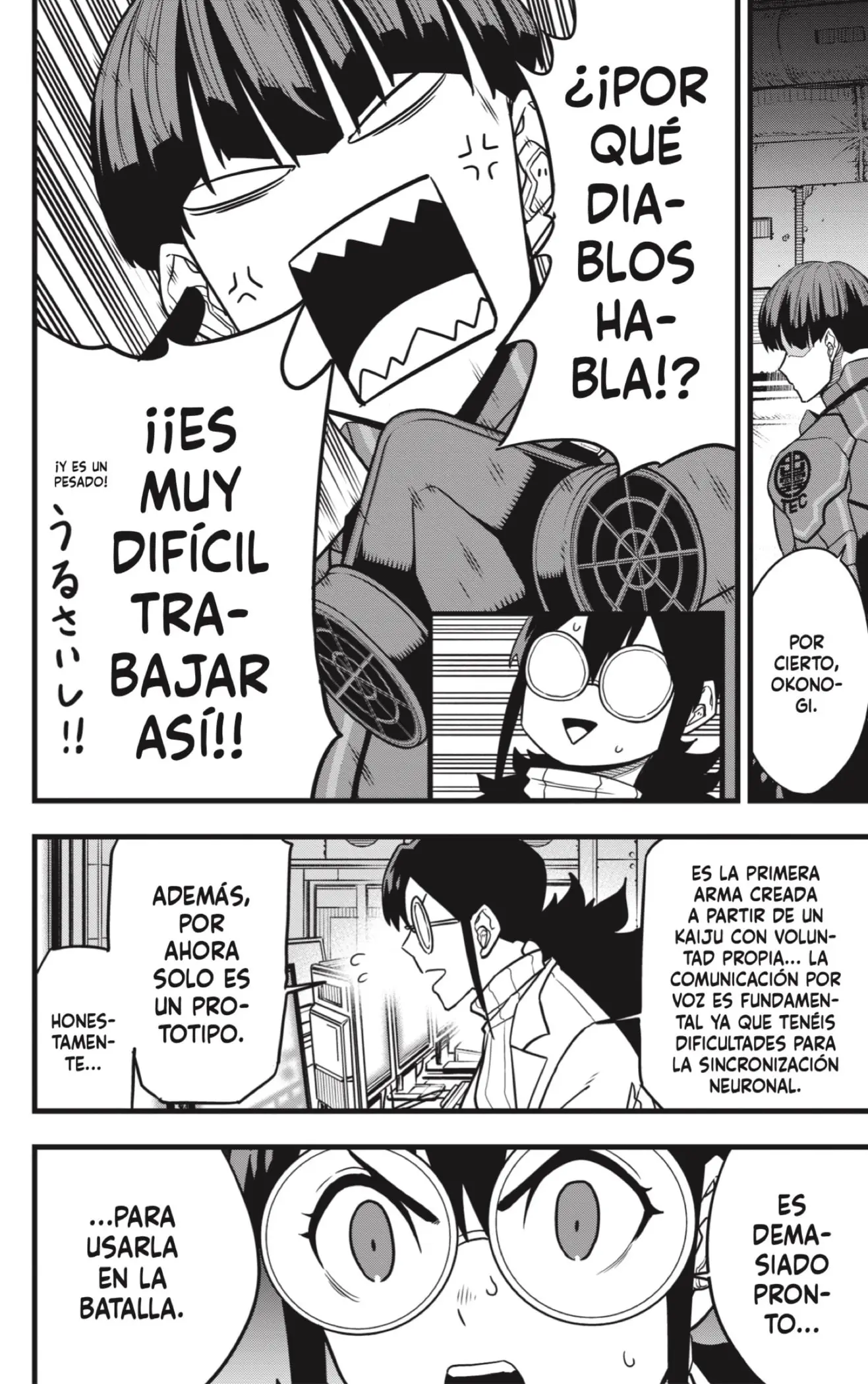 Kaiju No. 8 capítulo 73, página 5