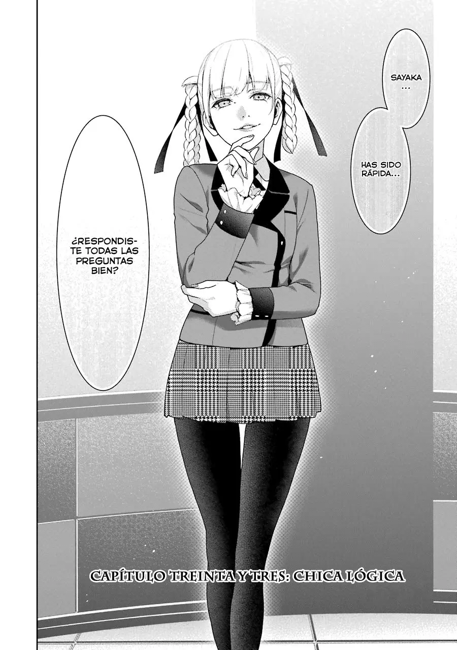 Kakegurui: Compulsive Gambler capítulo 33, página 11
