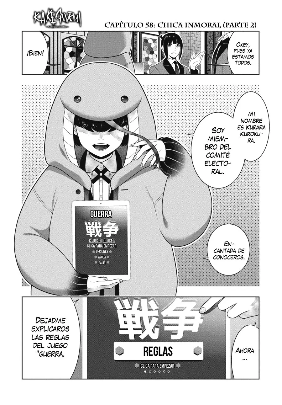 Kakegurui: Compulsive Gambler capítulo 58.2, página 2