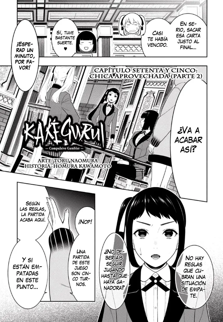 Kakegurui: Compulsive Gambler capítulo 75.2, página 2