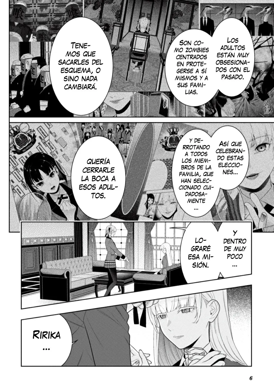 Kakegurui: Compulsive Gambler capítulo 83.2, página 6