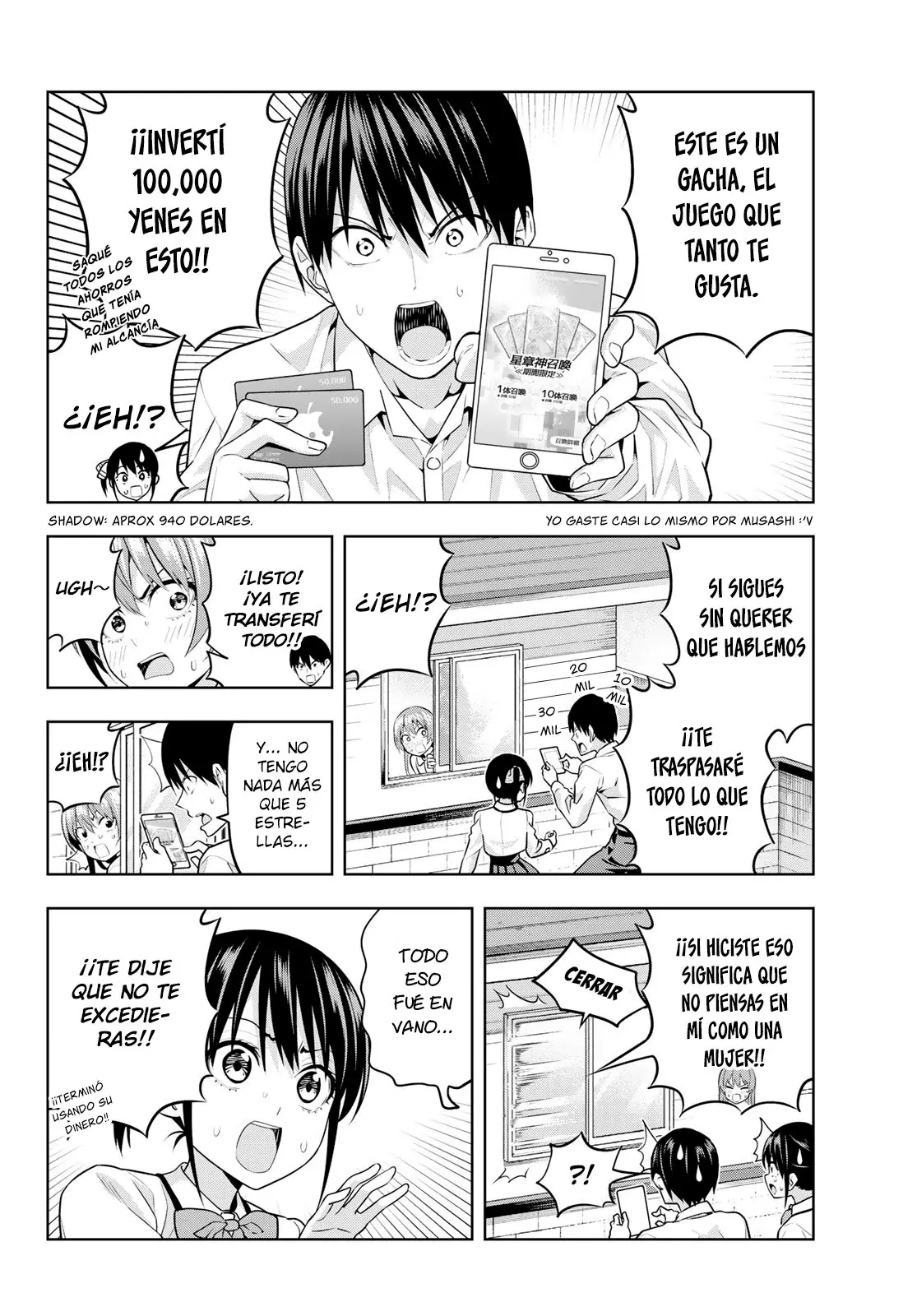 Kanojo mo Kanojo capítulo 10, página 7