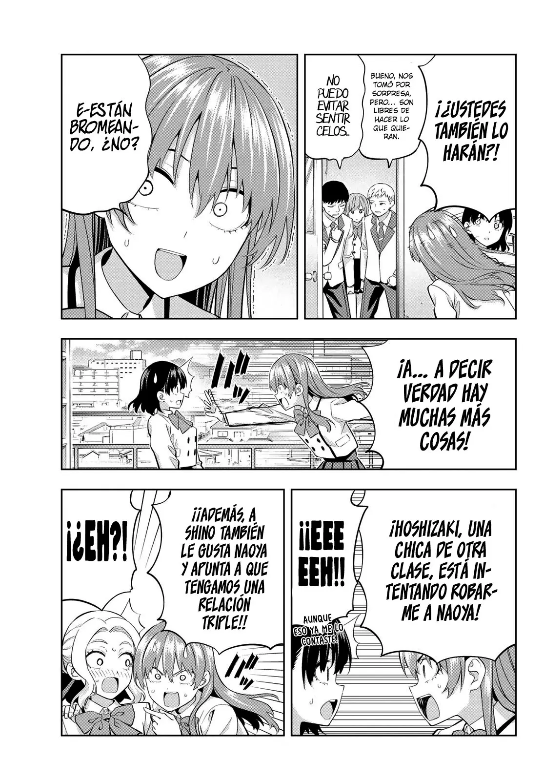 Kanojo mo Kanojo capítulo 110, página 13