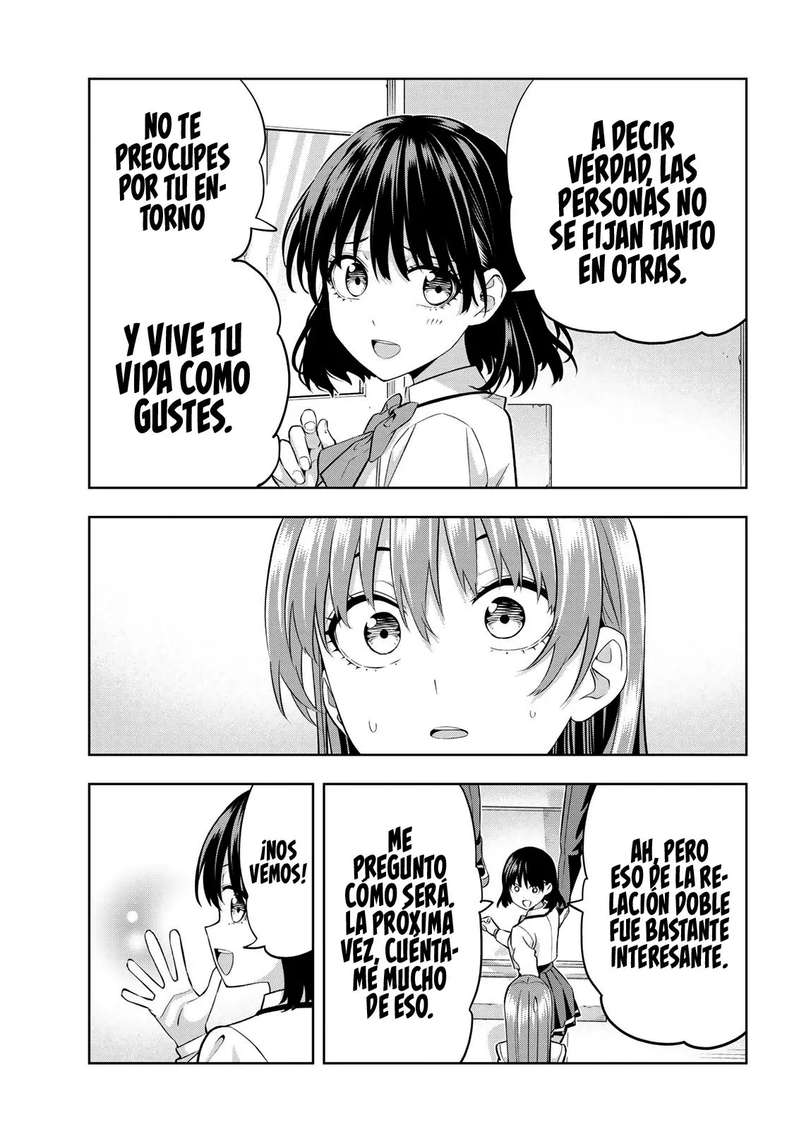Kanojo mo Kanojo capítulo 110, página 15