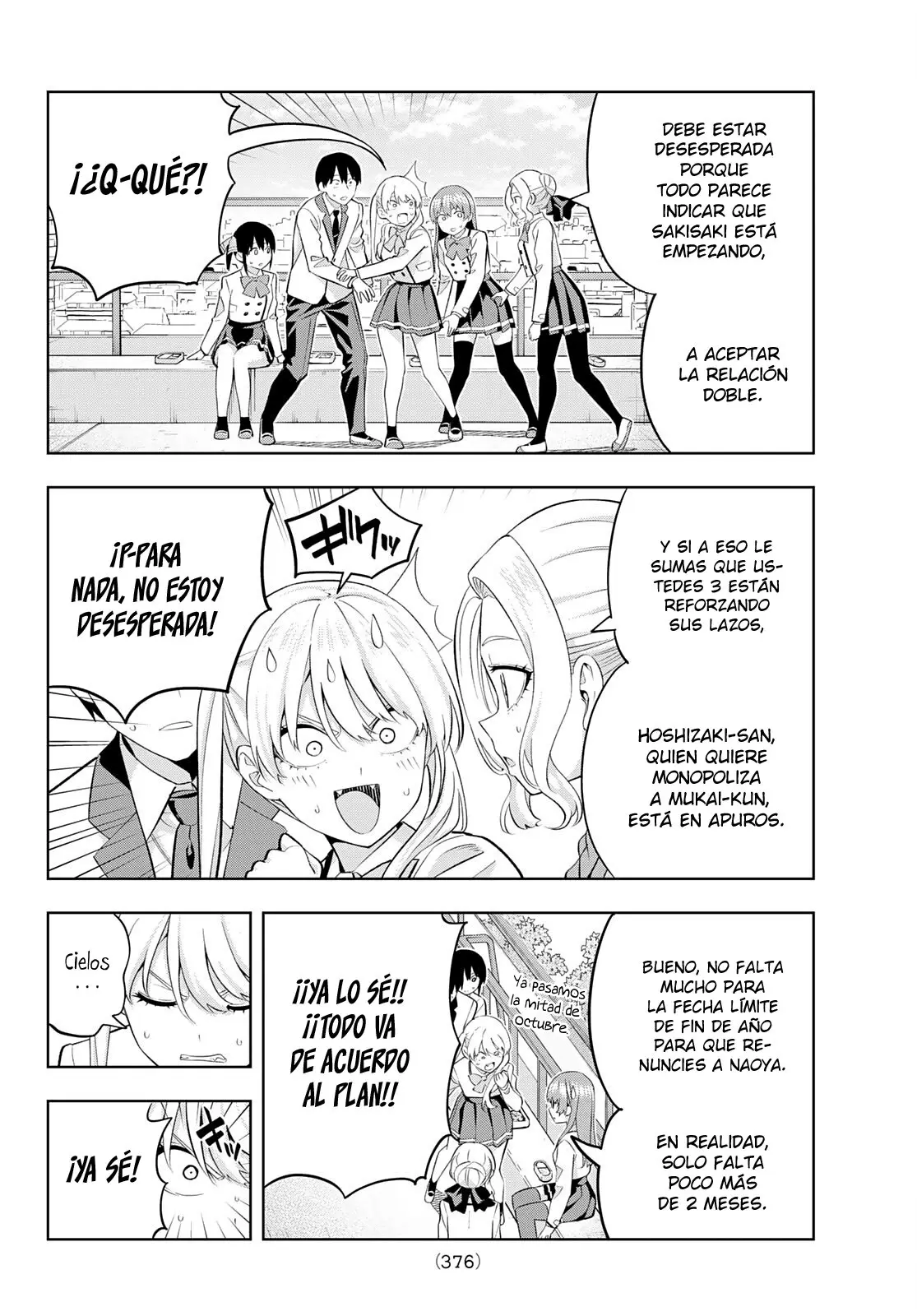 Kanojo mo Kanojo capítulo 111, página 6