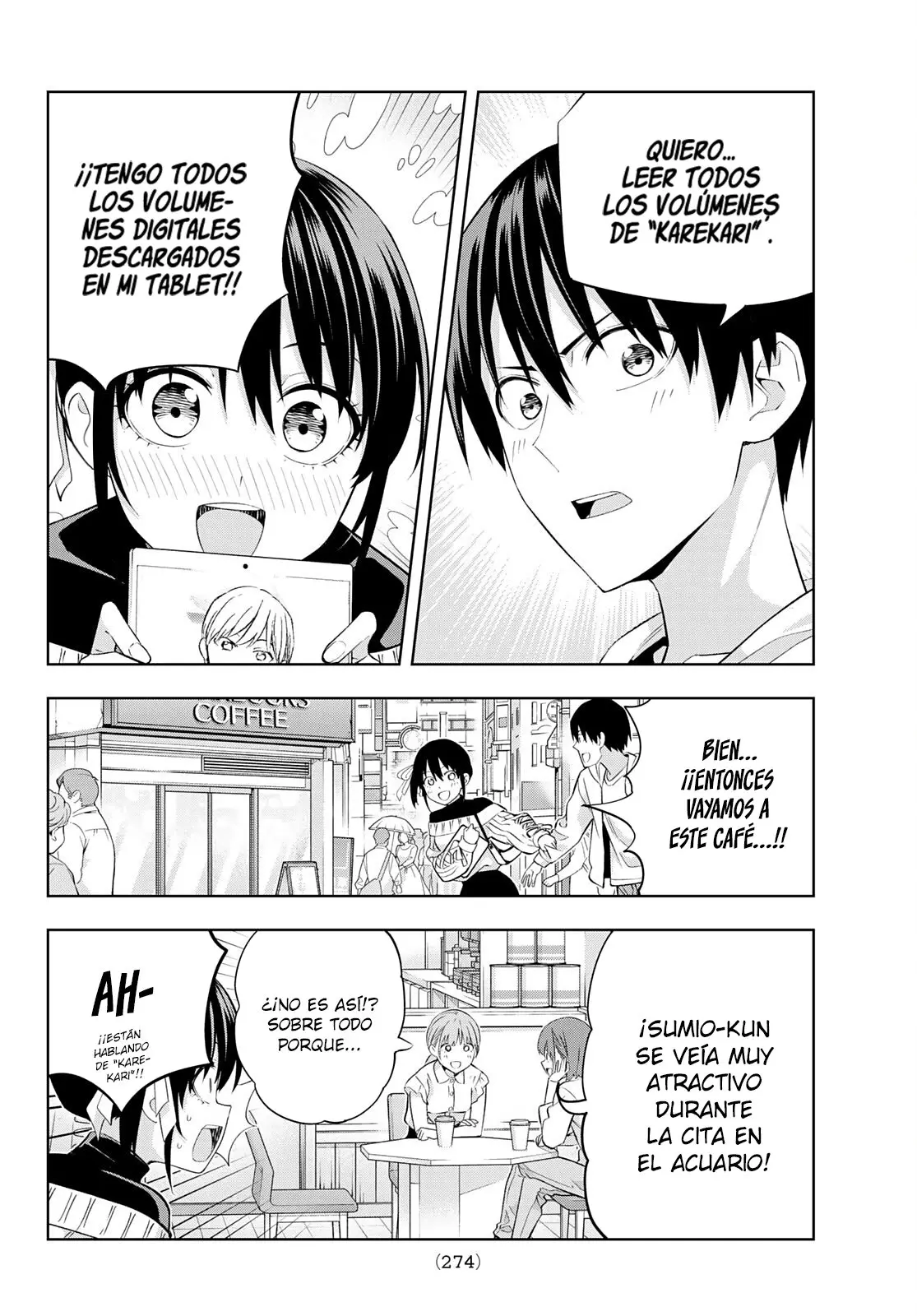 Kanojo mo Kanojo capítulo 112, página 14