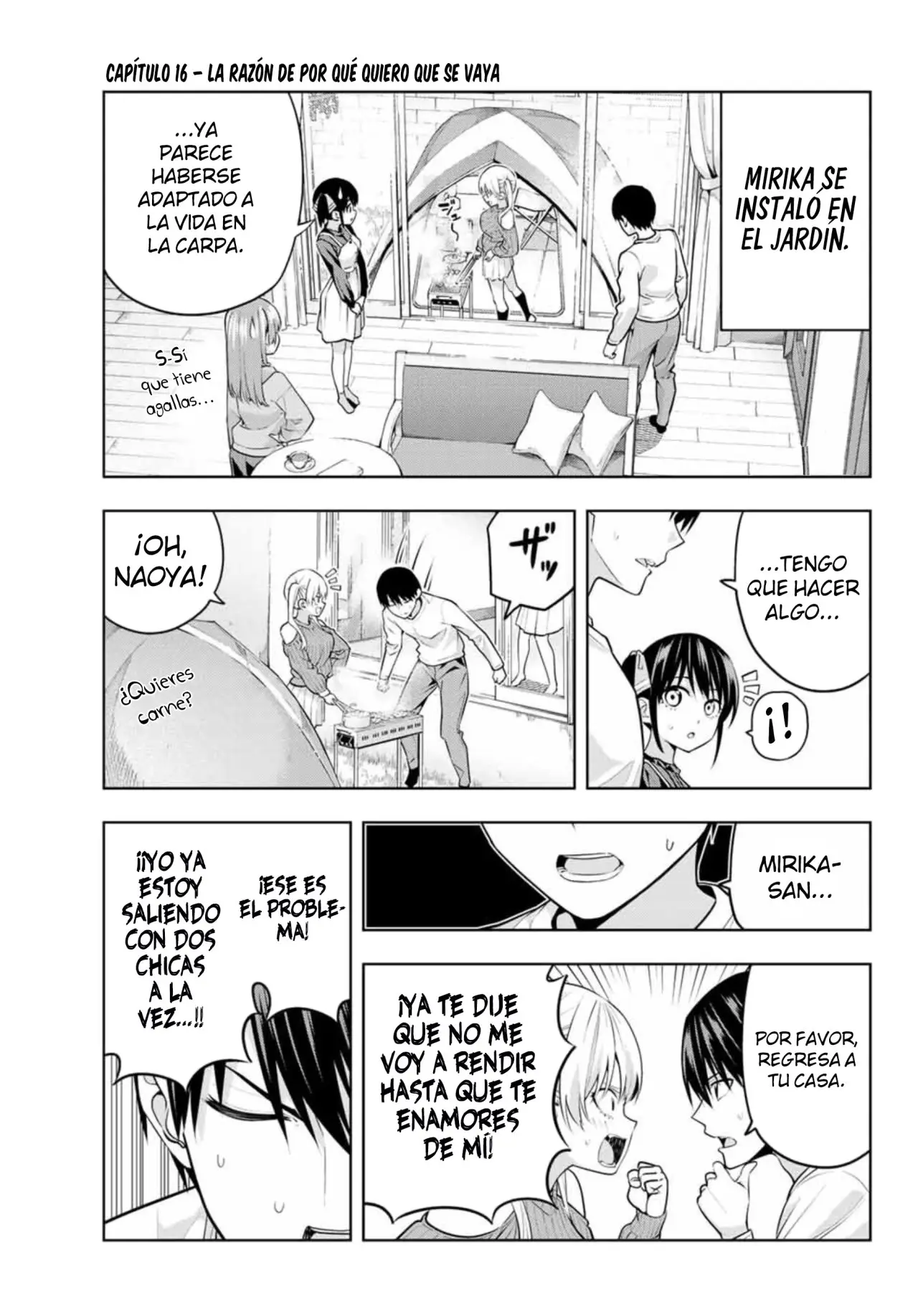Kanojo mo Kanojo capítulo 16, página 3