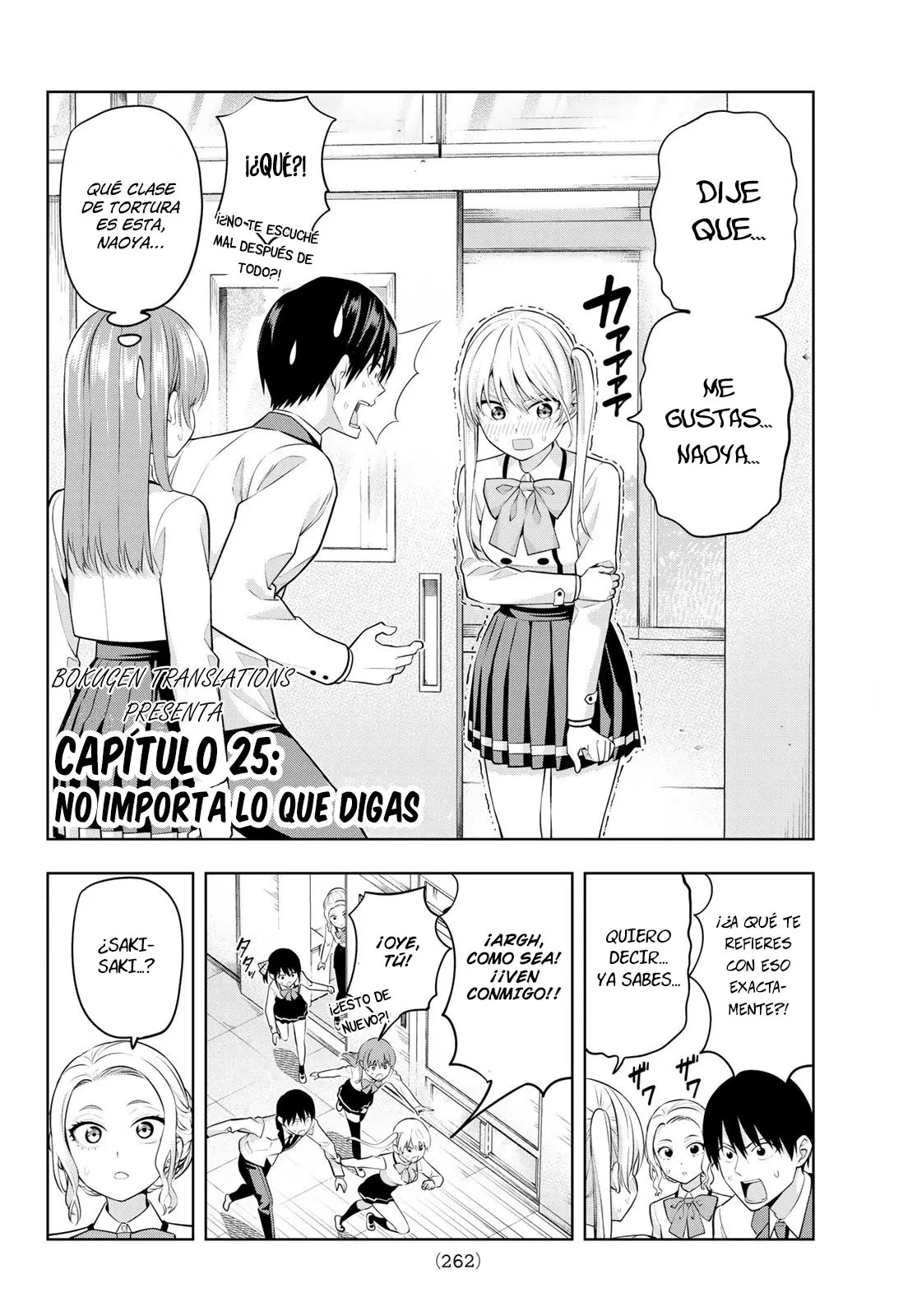 Kanojo mo Kanojo capítulo 25, página 3
