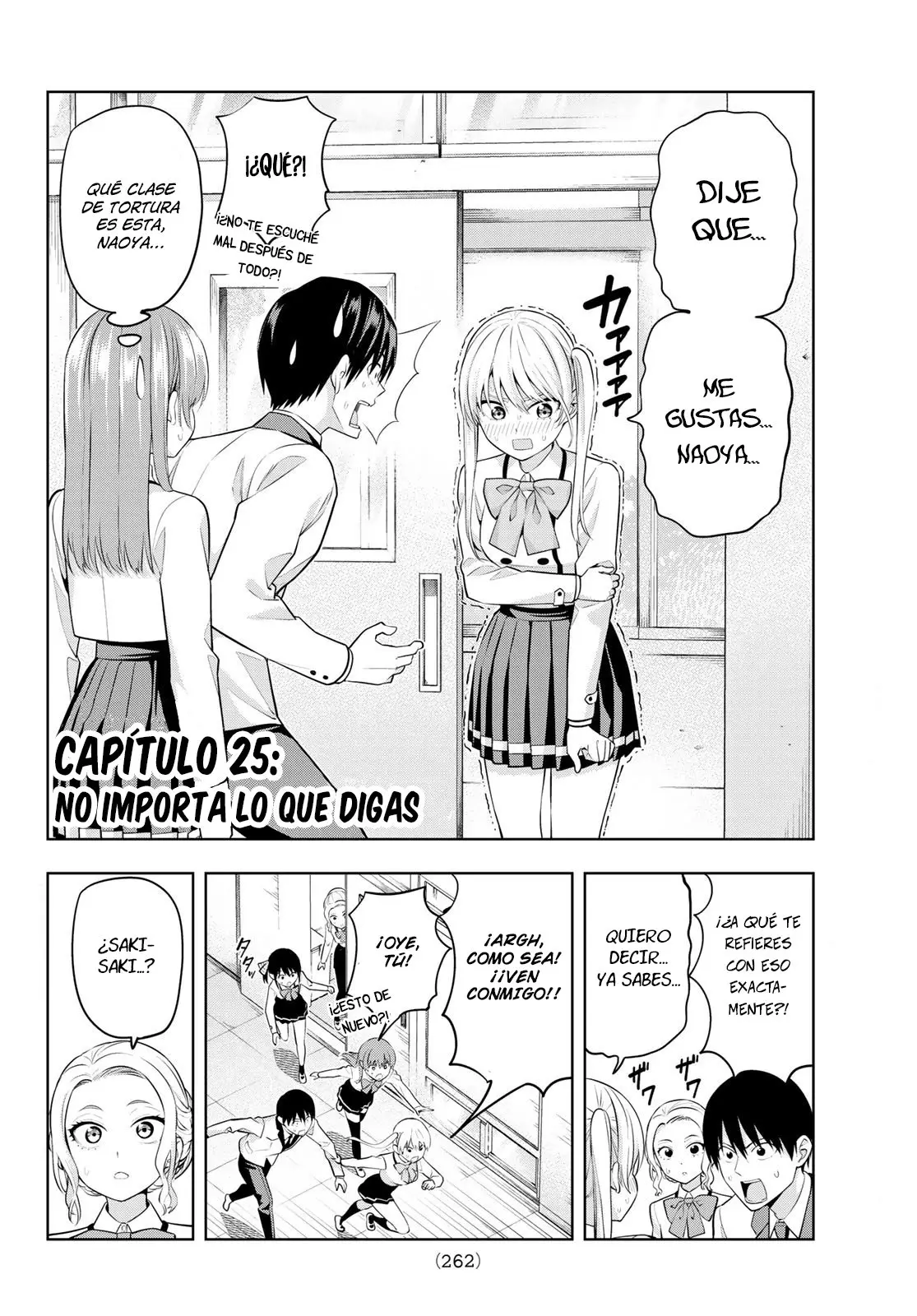 Kanojo mo Kanojo capítulo 25, página 4