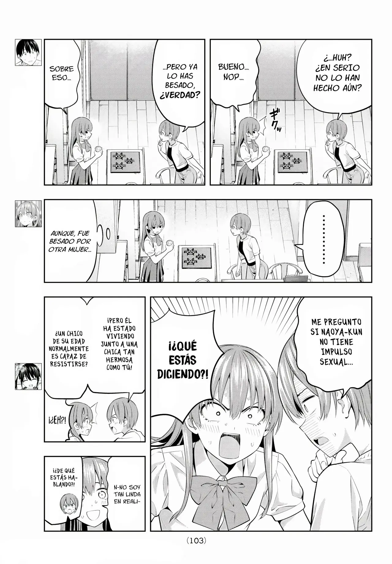 Kanojo mo Kanojo capítulo 37, página 4