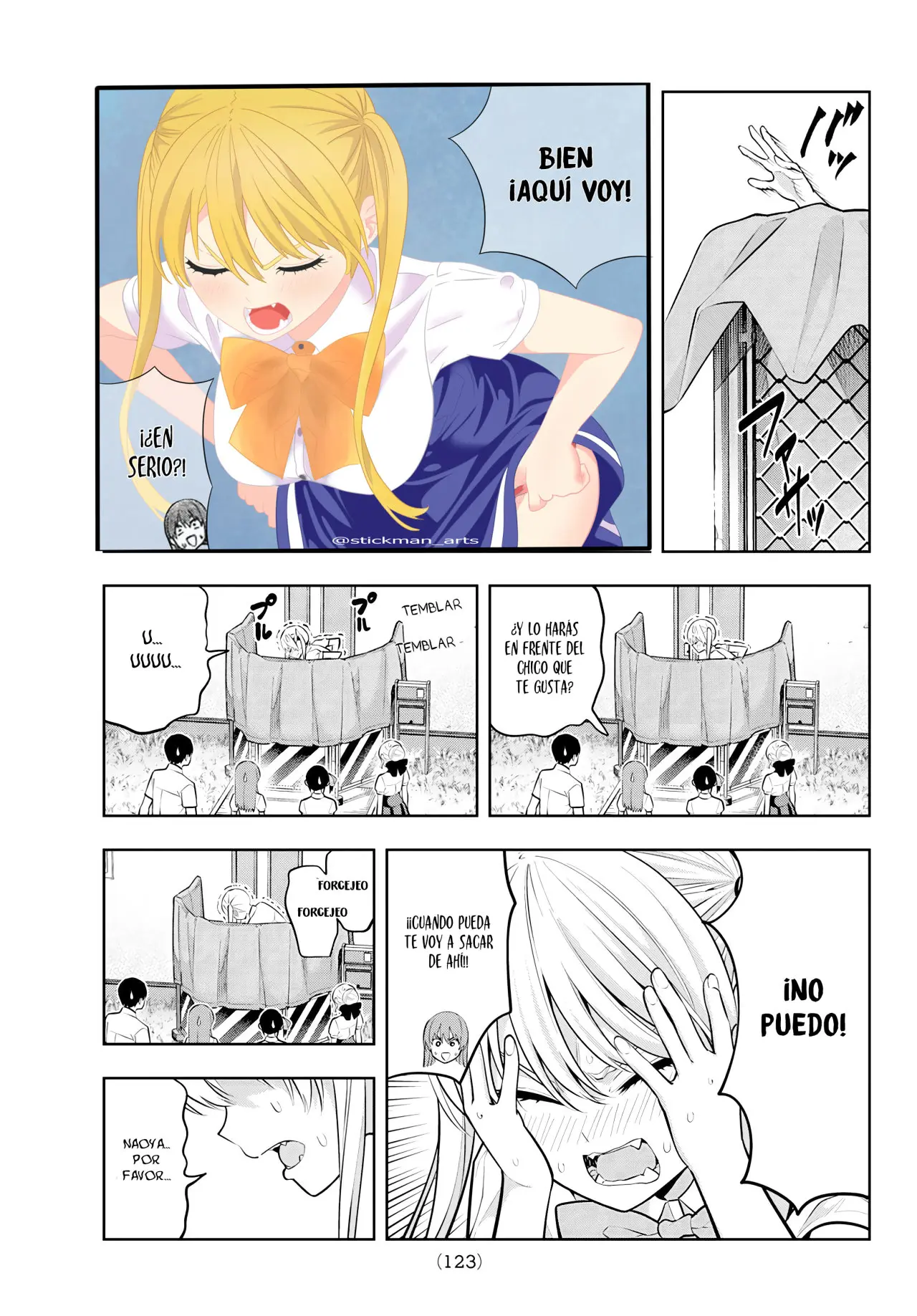 Kanojo mo Kanojo capítulo 43, página 13