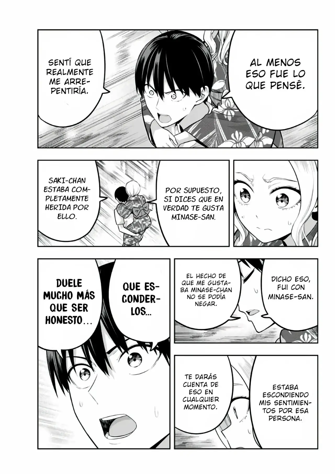 Kanojo mo Kanojo capítulo 50, página 13