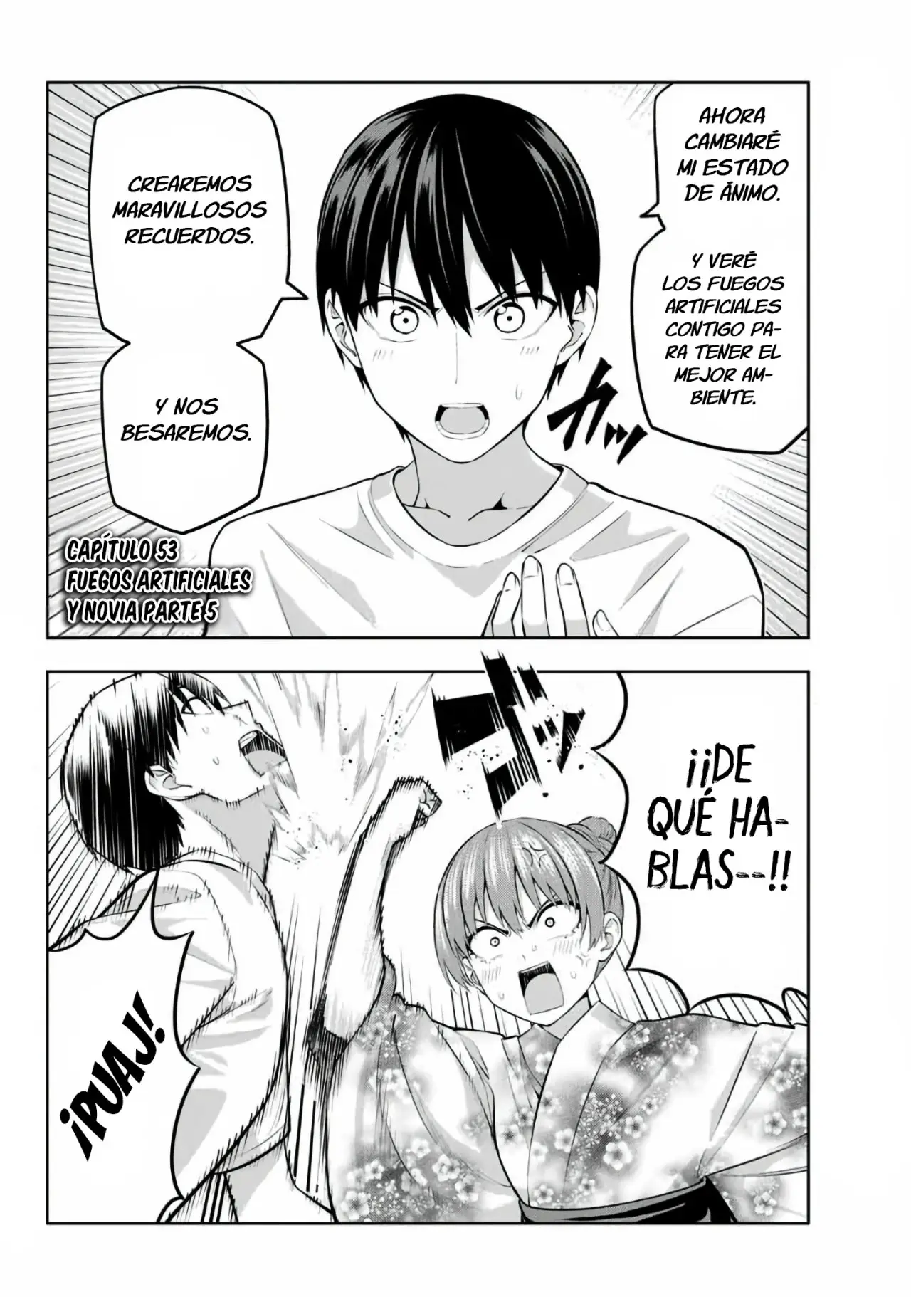 Kanojo mo Kanojo capítulo 53, página 3