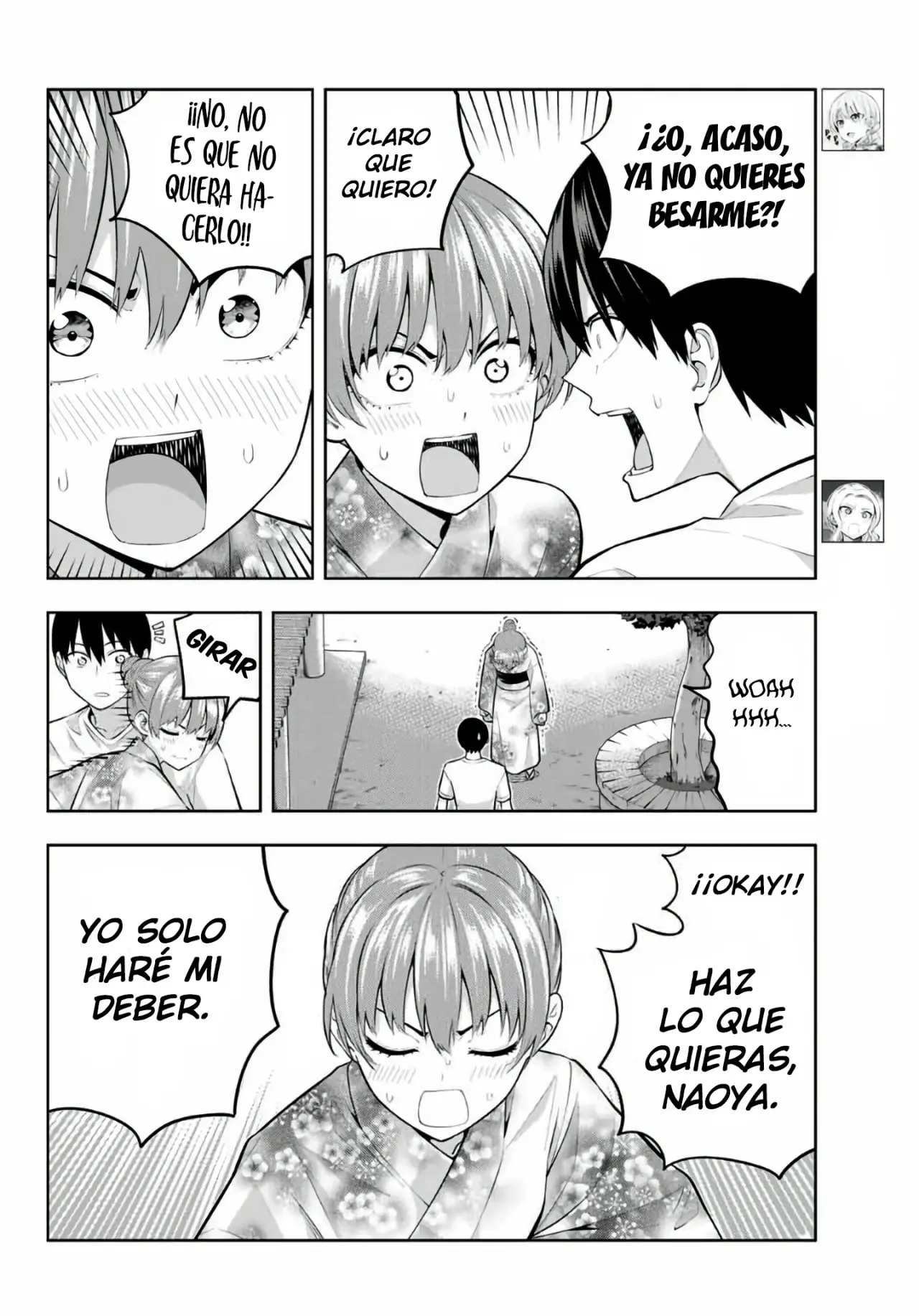 Kanojo mo Kanojo capítulo 53, página 5