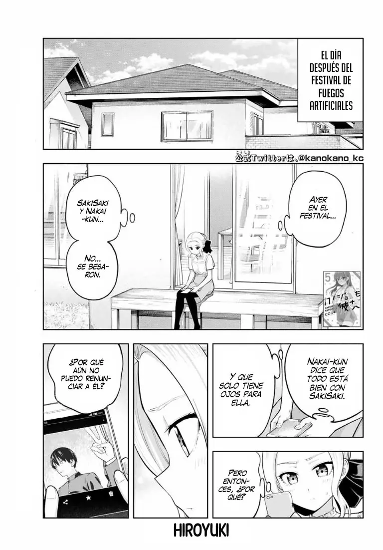 Kanojo mo Kanojo capítulo 55, página 3