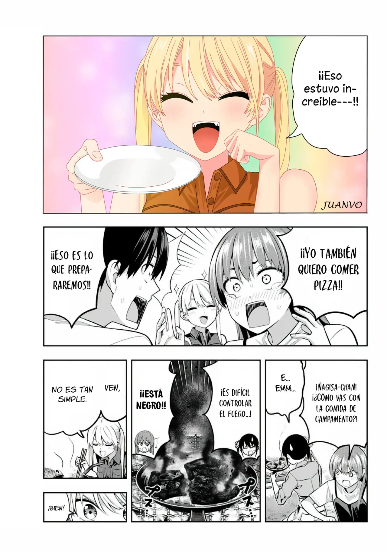 Kanojo mo Kanojo capítulo 57, página 8