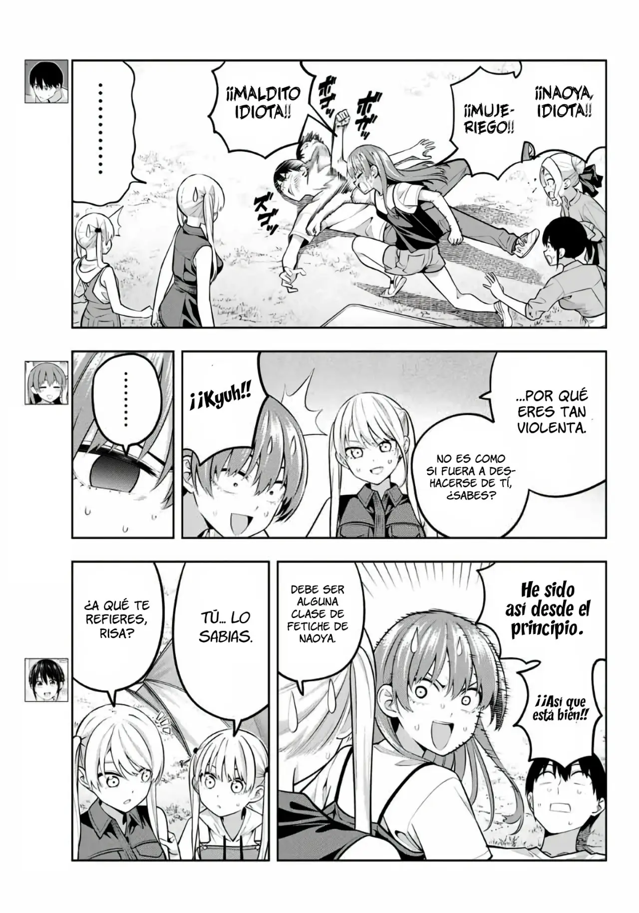 Kanojo mo Kanojo capítulo 58, página 4