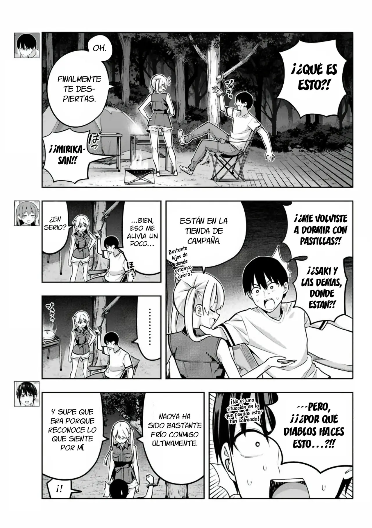 Kanojo mo Kanojo capítulo 59, página 4