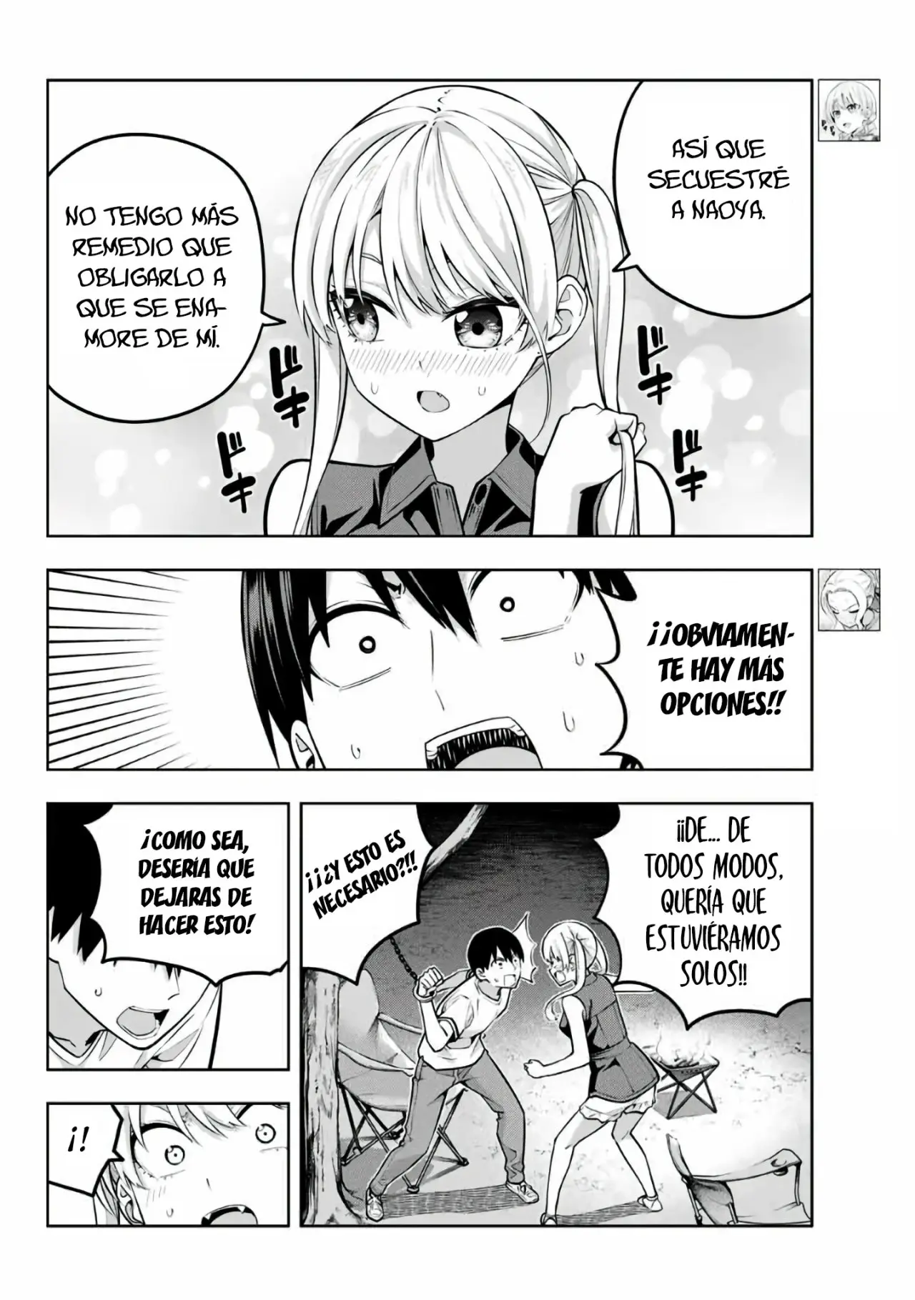 Kanojo mo Kanojo capítulo 59, página 5