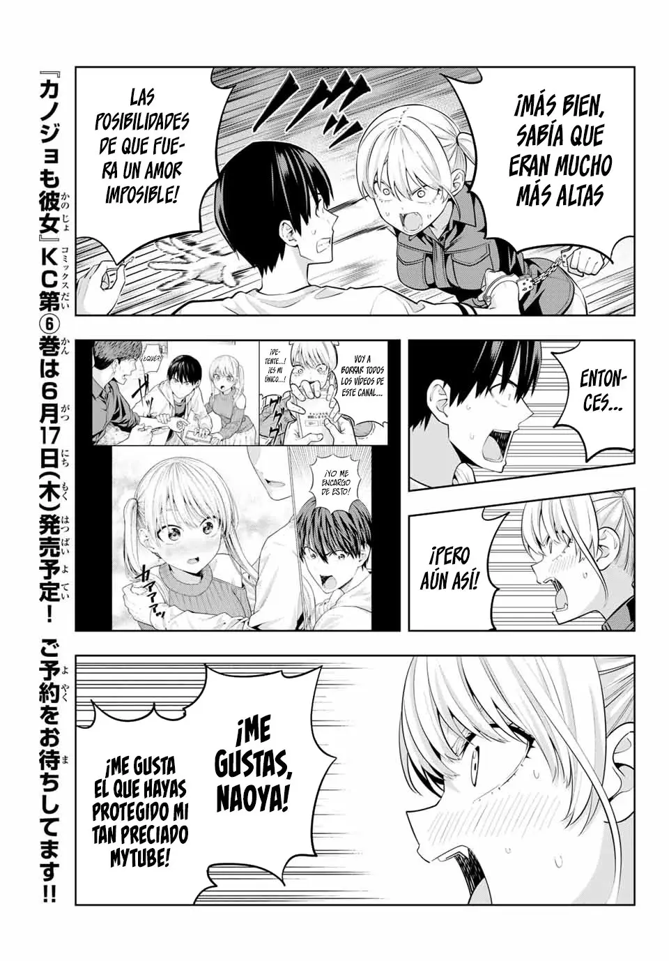 Kanojo mo Kanojo capítulo 60, página 9