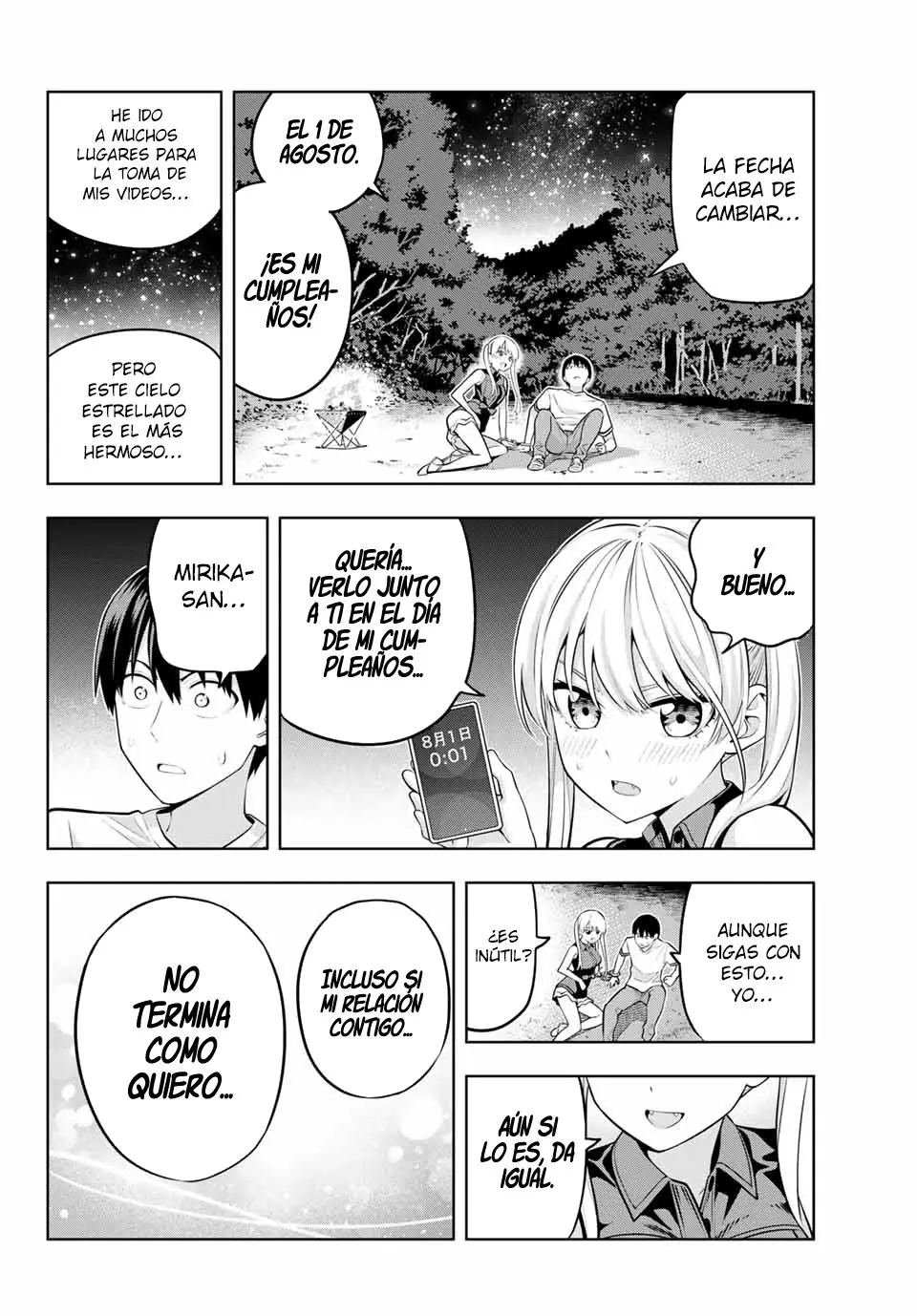 Kanojo mo Kanojo capítulo 60, página 15