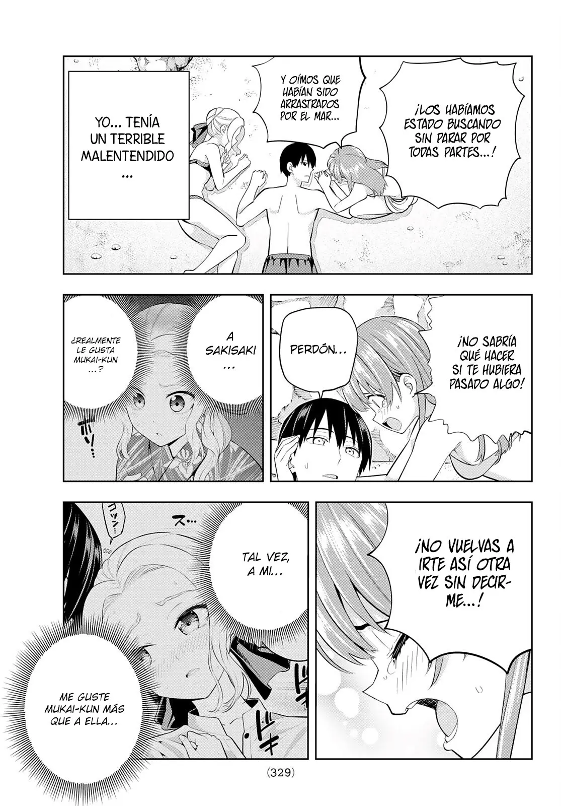 Kanojo mo Kanojo capítulo 83, página 16