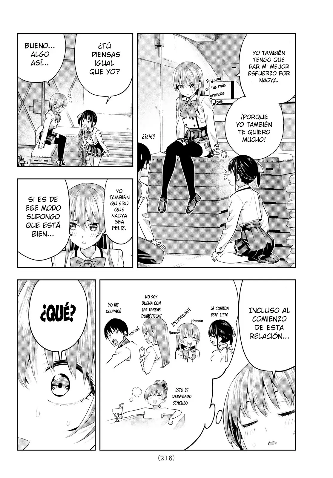 Kanojo mo Kanojo capítulo 9, página 5