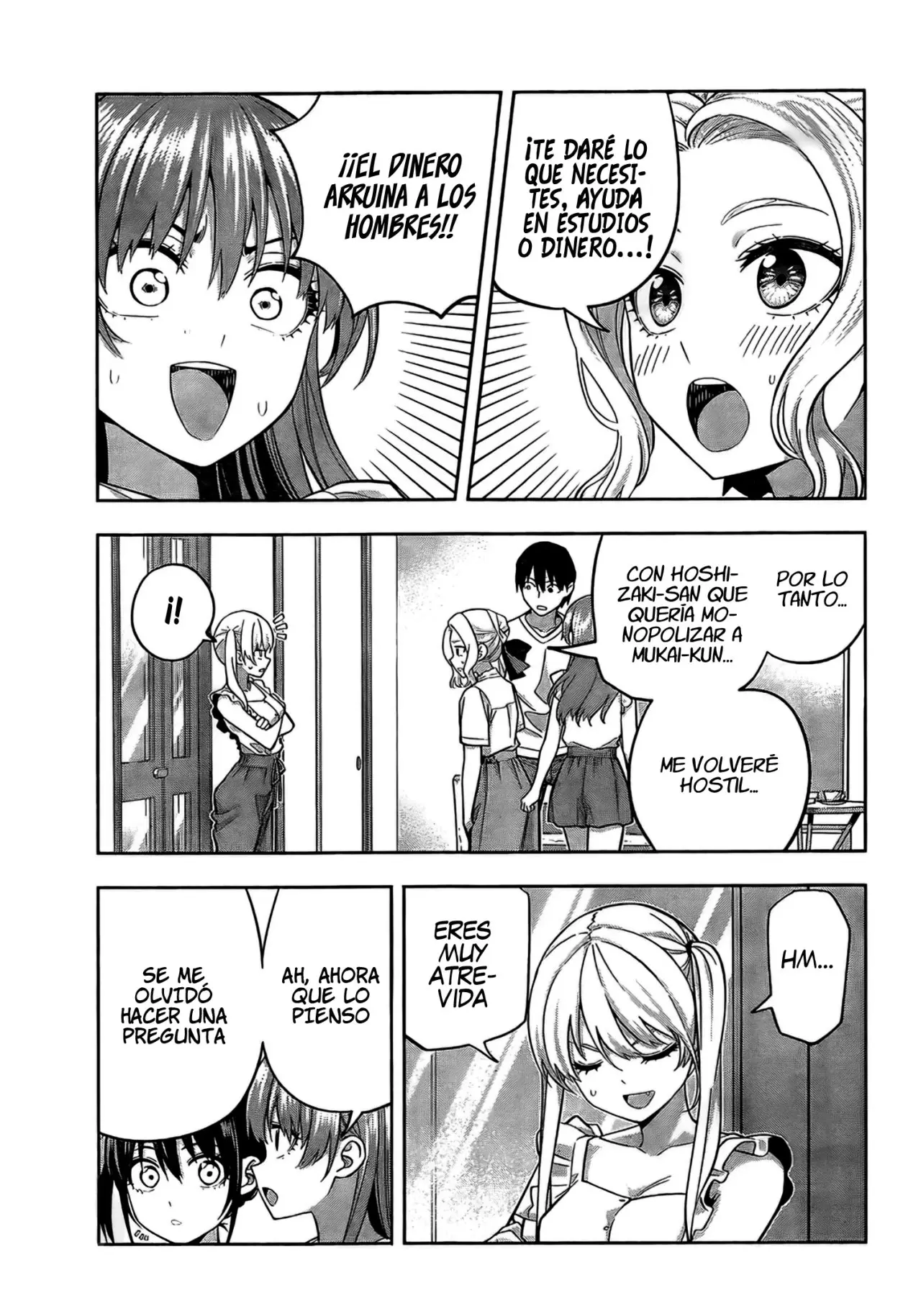 Kanojo mo Kanojo capítulo 90, página 17