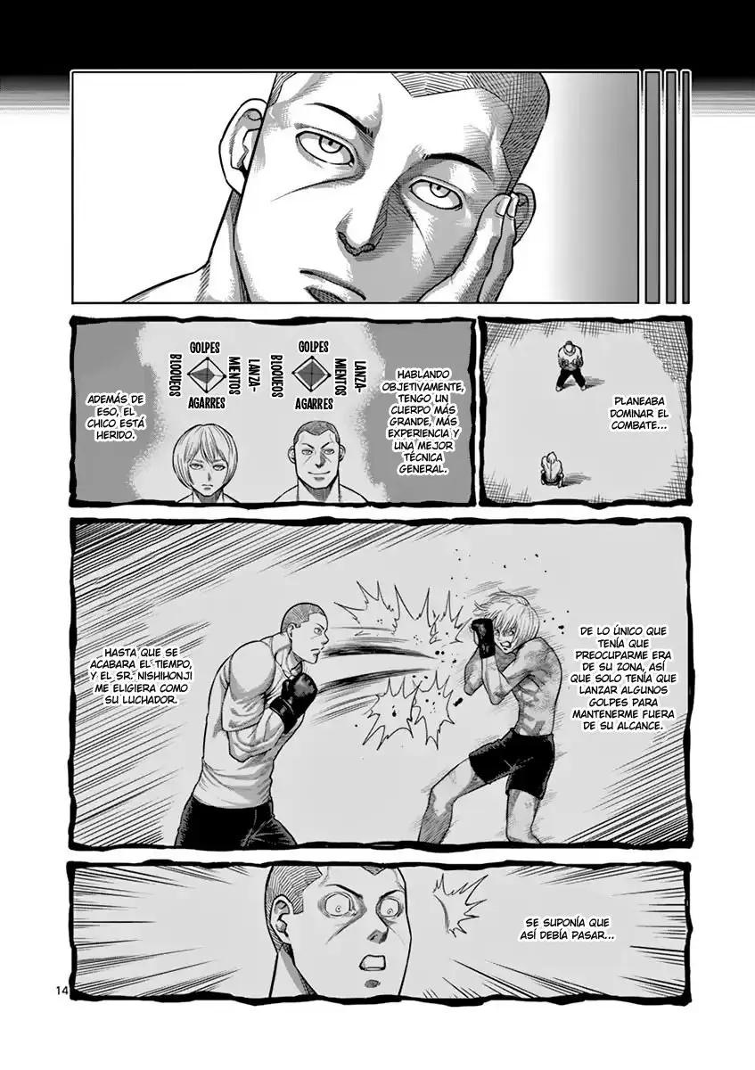 Kengan Asura capítulo 183, página 14