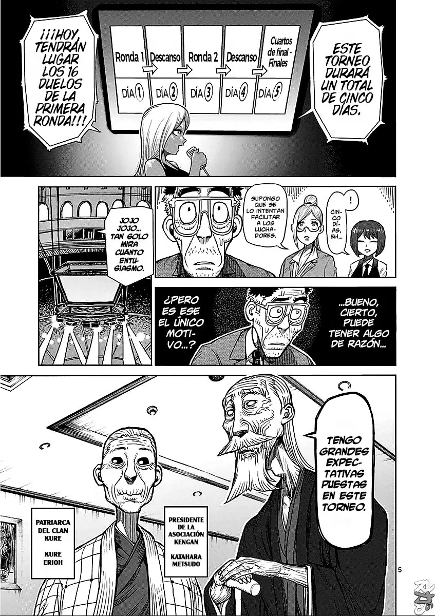 Kengan Asura capítulo 43, página 5
