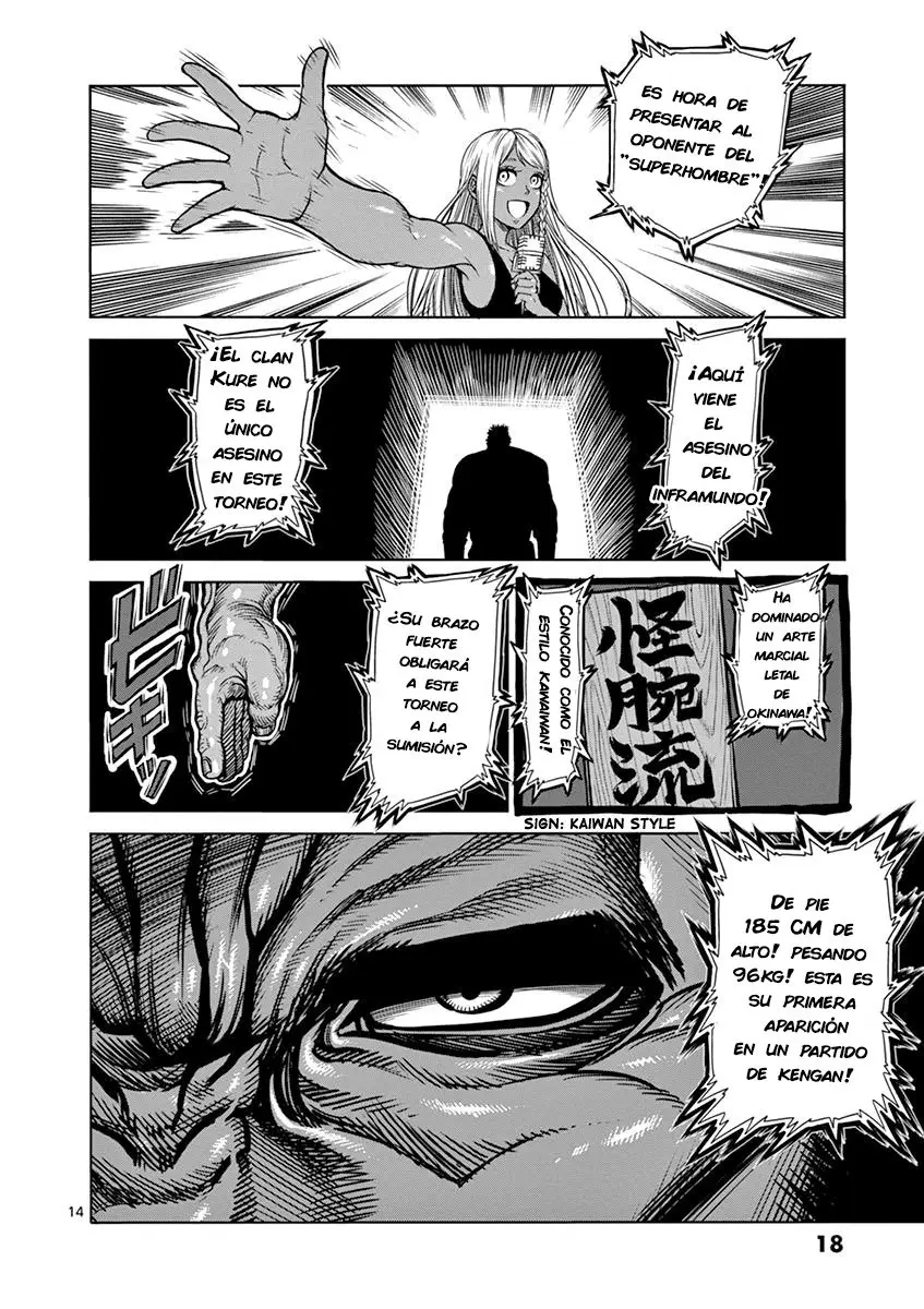 Kengan Asura capítulo 91, página 14