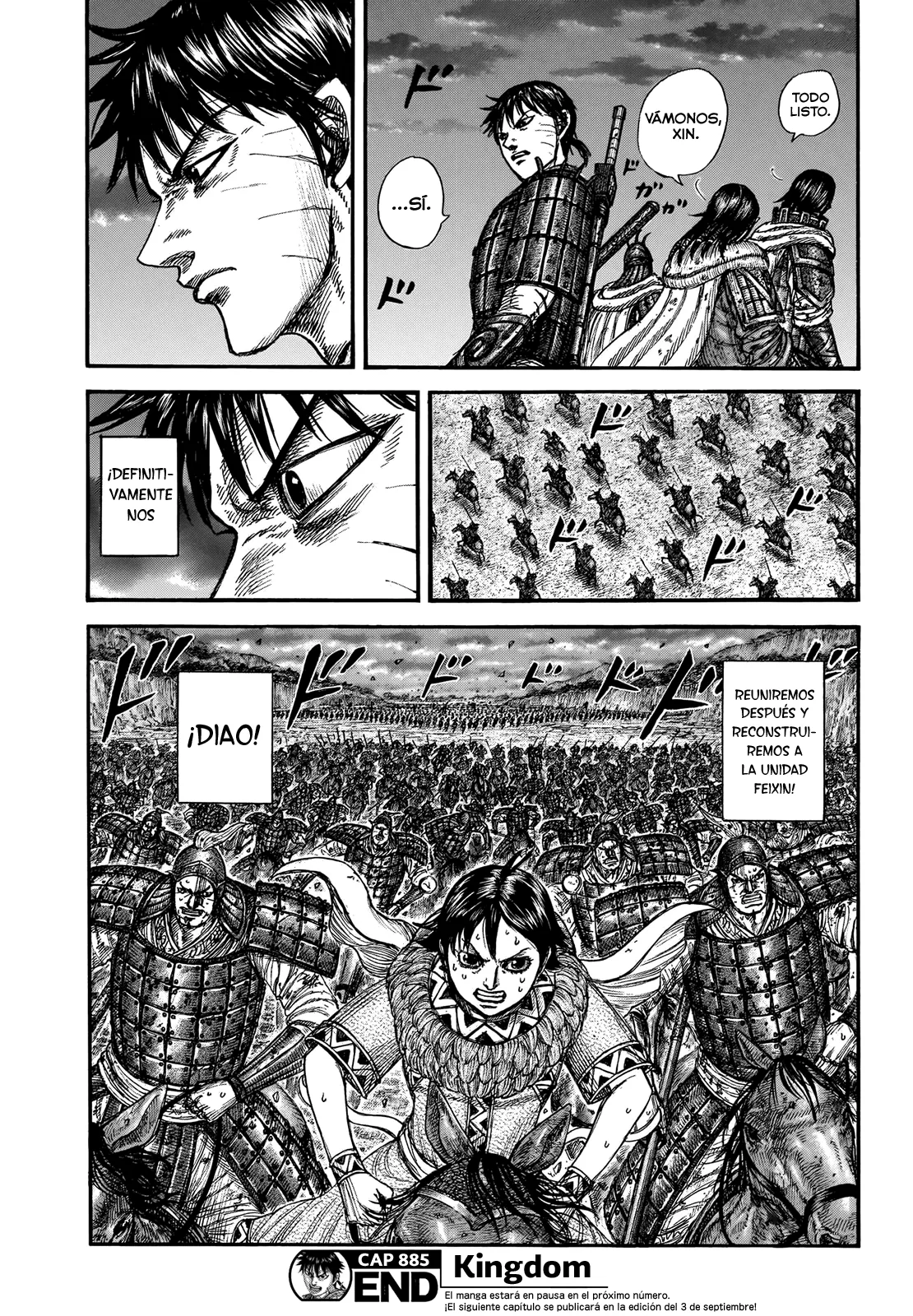 Kingdom capítulo 885, página 20