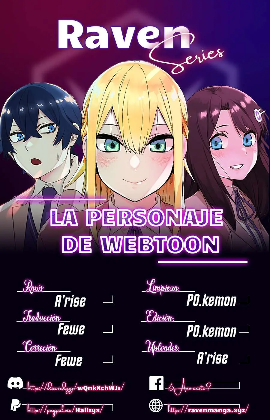 La Personaje Del Webtoon capítulo 113, página 1