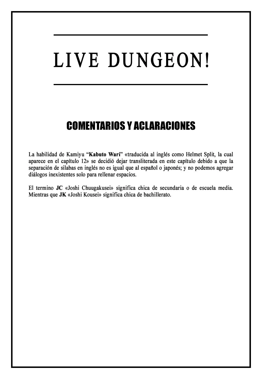 Live Dungeon! capítulo 19, página 32