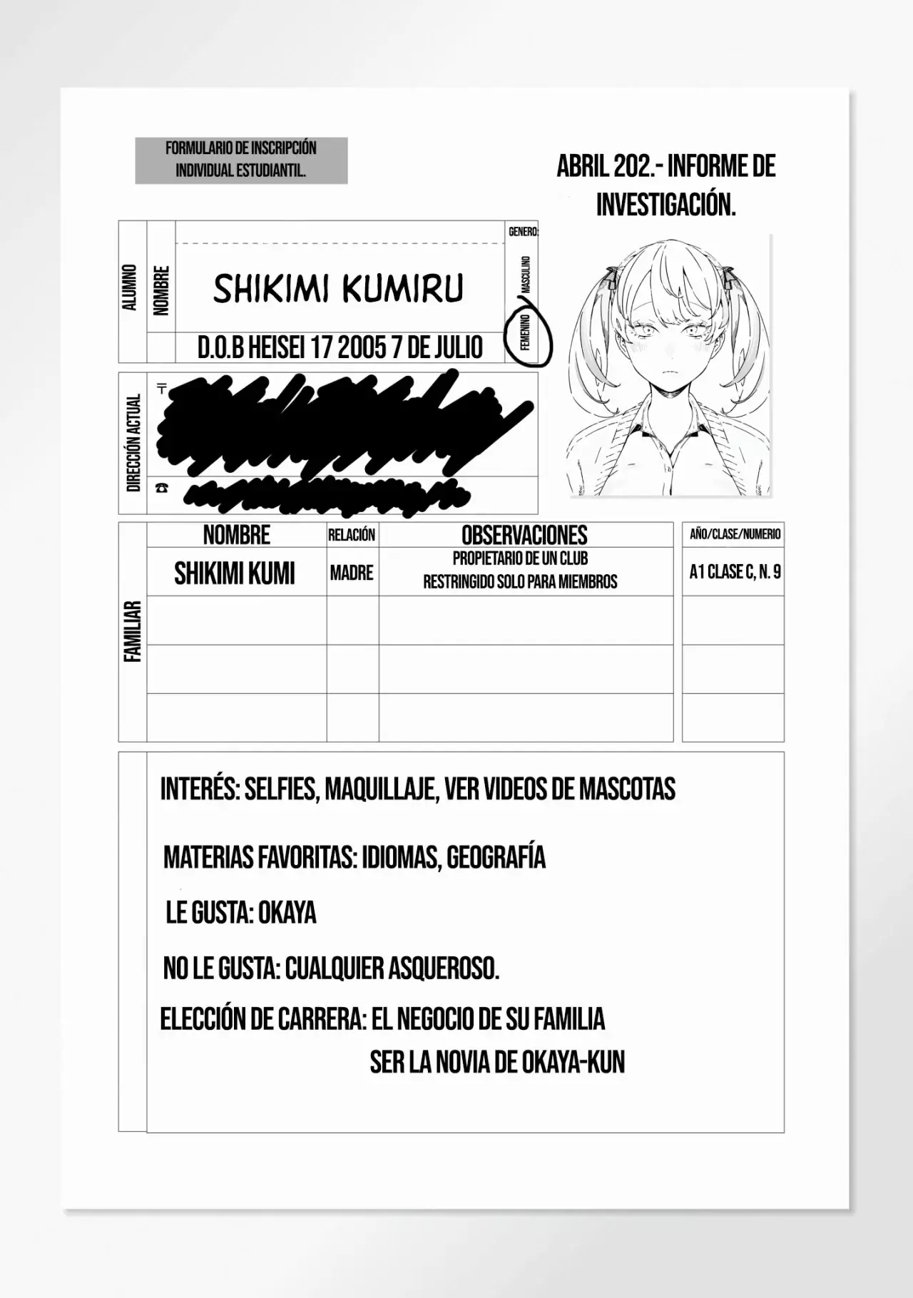 Maria No Danzai capítulo 29.5, página 5