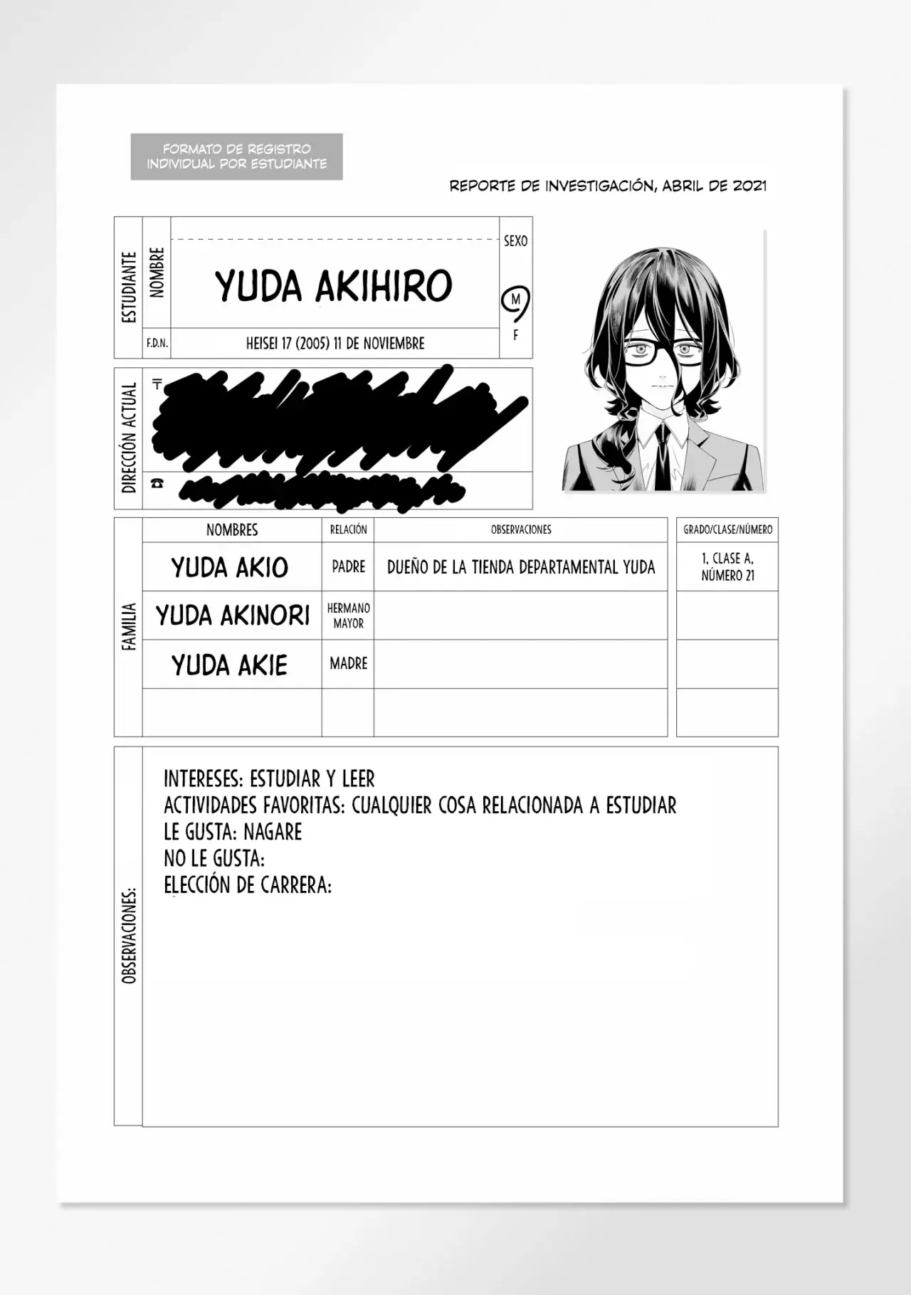Maria No Danzai capítulo 38.5, página 4