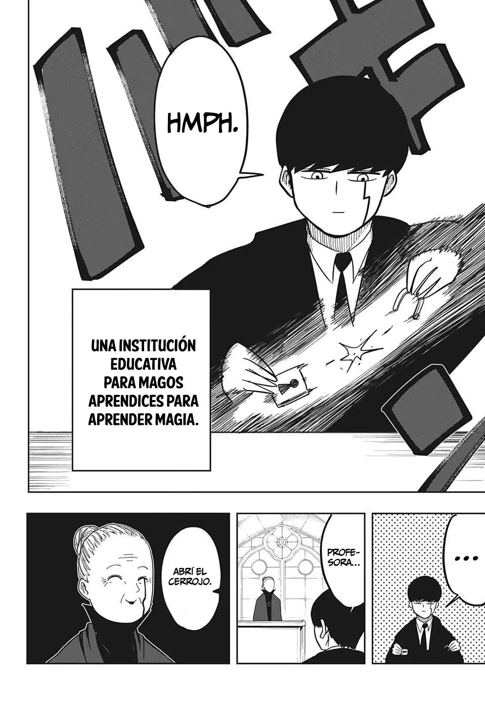 MASHLE capítulo 4, página 3