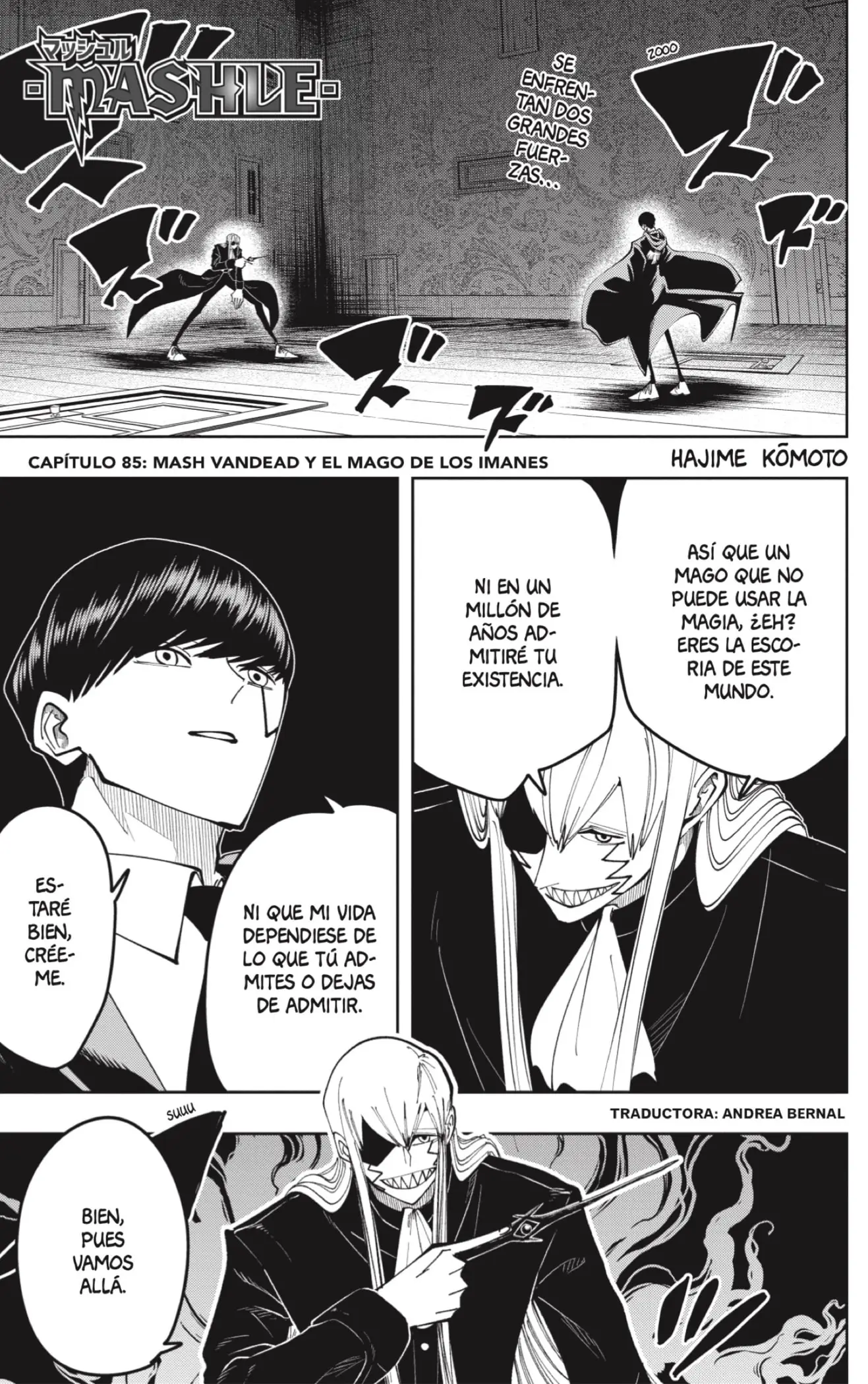 MASHLE capítulo 85, página 1