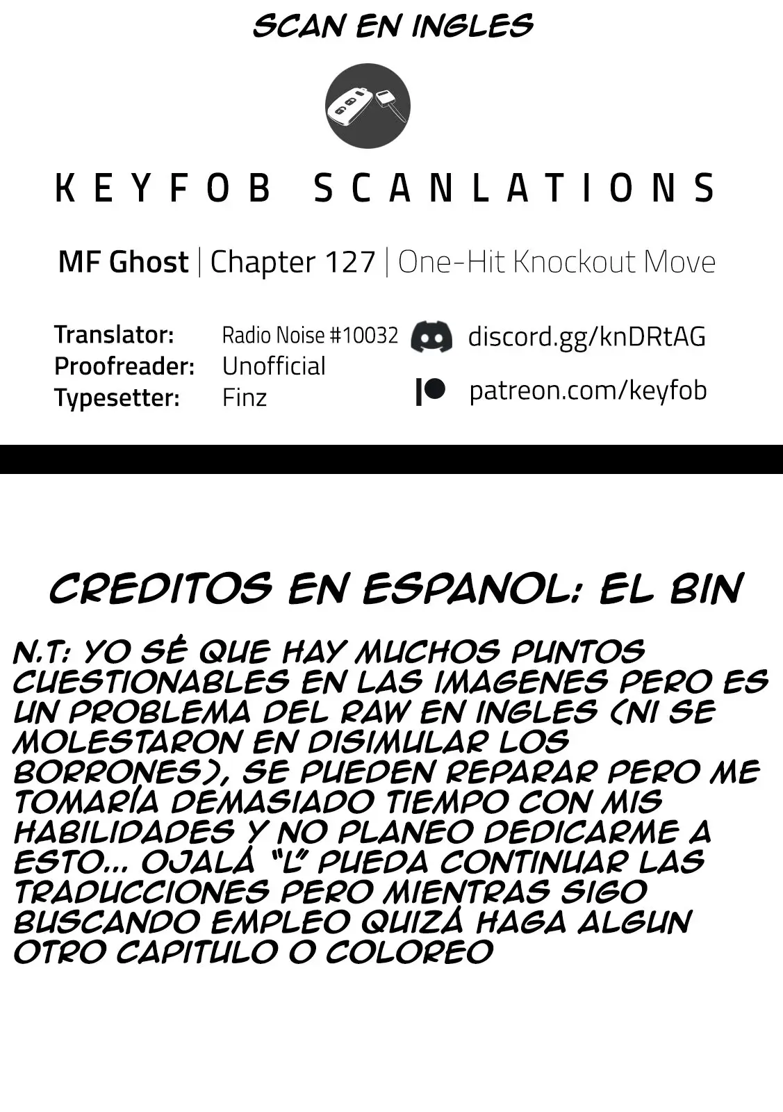 MF Ghost capítulo 127, página 19
