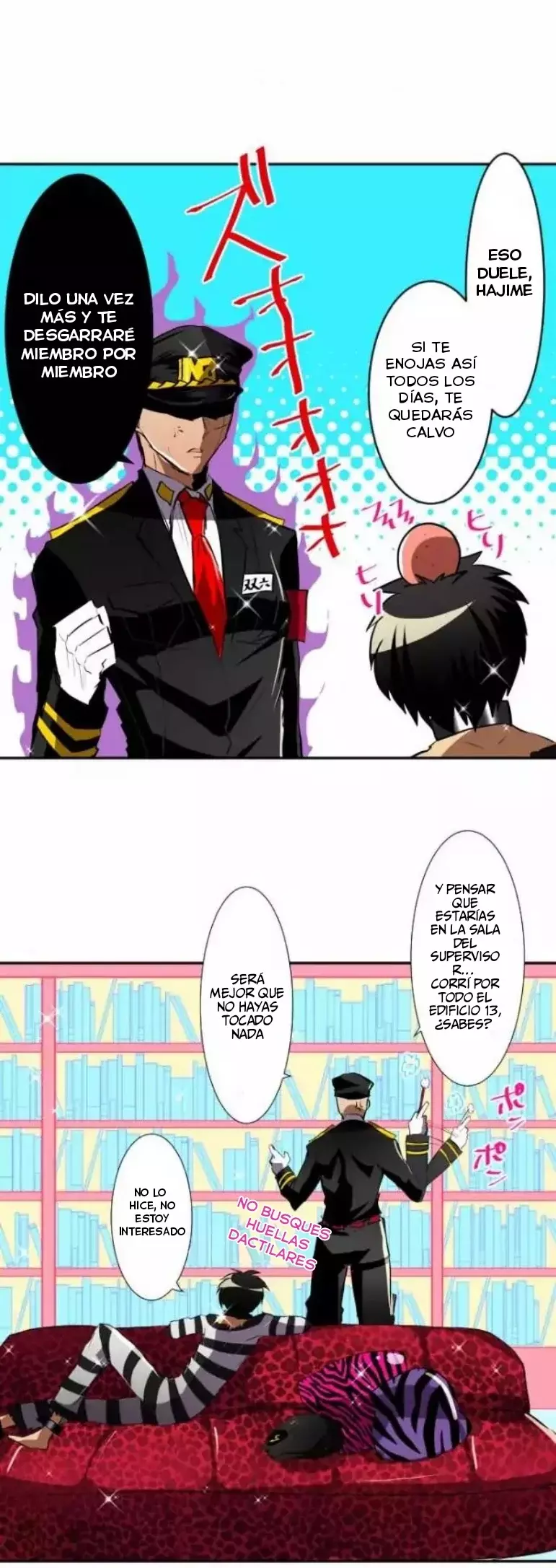 Nanbaka capítulo 97.2, página 4