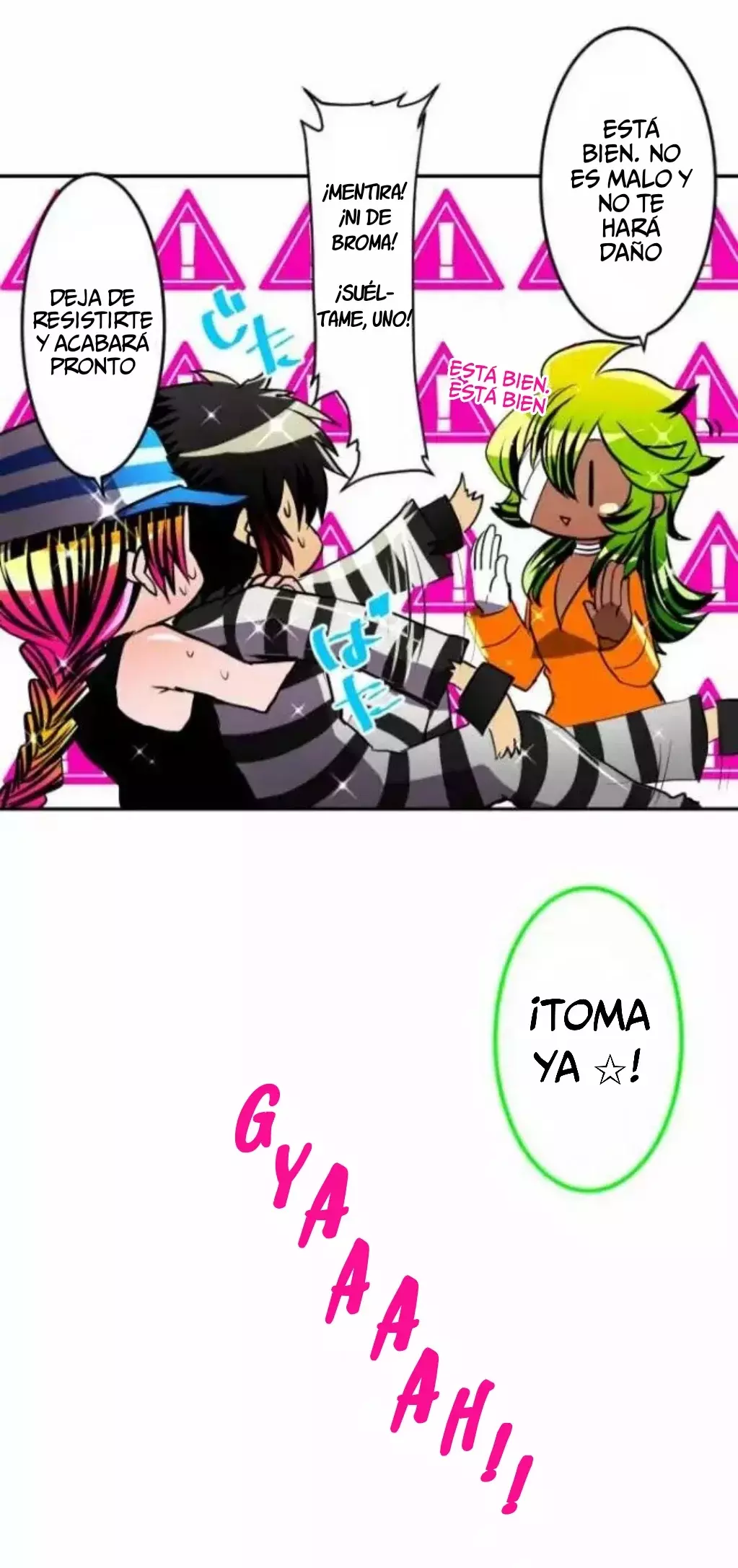 Nanbaka capítulo 97.2, página 28