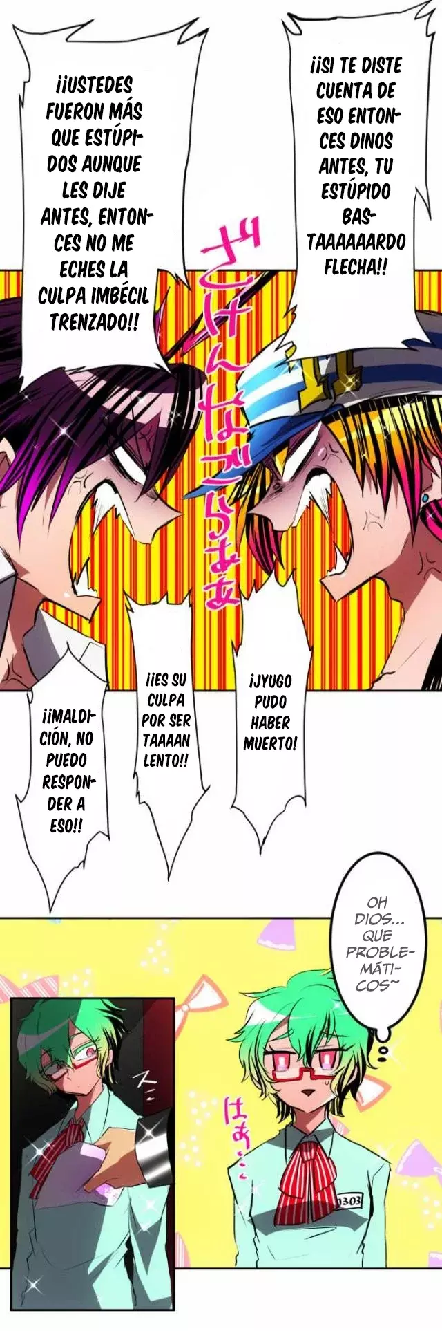 Nanbaka capítulo 97, página 28
