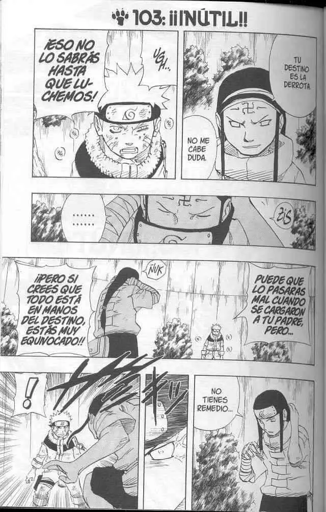 Naruto capítulo 103, página 1