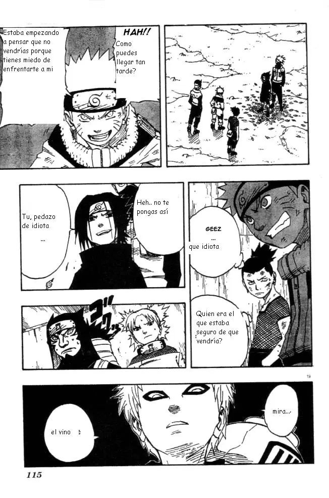 Naruto capítulo 109, página 19