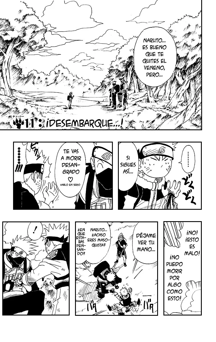 Naruto capítulo 11, página 1