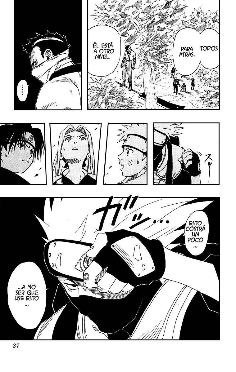 Naruto capítulo 11, página 19