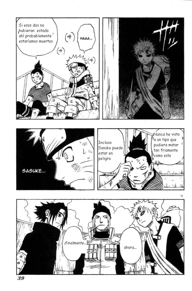 Naruto capítulo 110, página 19